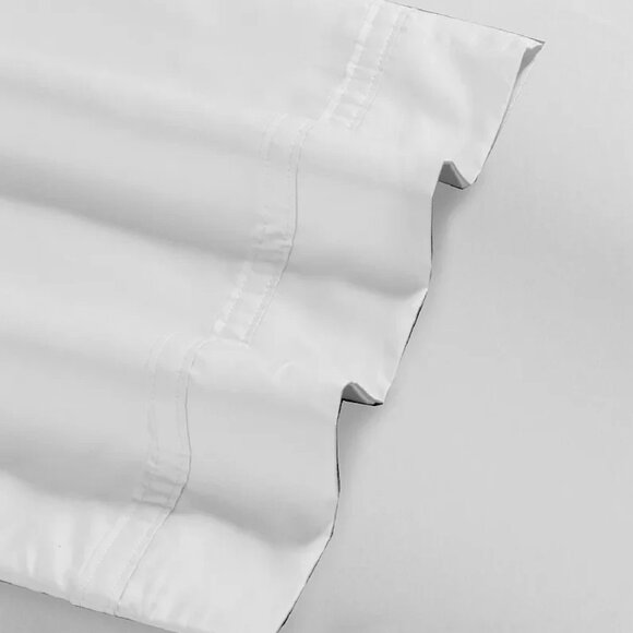 TRIBECA LIVING Queen Egyptian Cotton Fitted Sheet - Picture 2 of 2